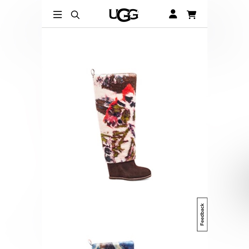 Ugg X Claire Tabouret knee high boots.